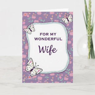 Charming Wife Mothers Day Card