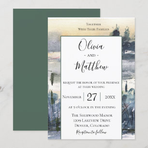Charming Wildwood Wedding Invitation
