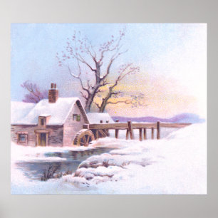 Charming Winter Scene 3 Poster
