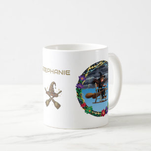 Charming Witch Pilot Coffee Mug