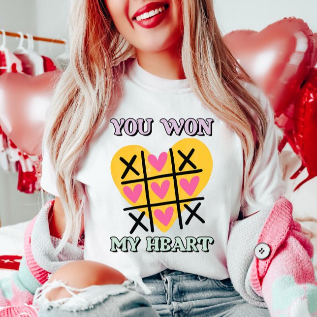Charming You Won My Heart Valentine's T-Shirt (Creator Uploaded)
