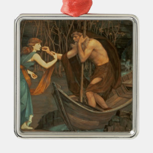 Charon and Psyche Metal Tree Decoration
