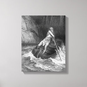 Charon, the Ferryman of Hell Canvas Print