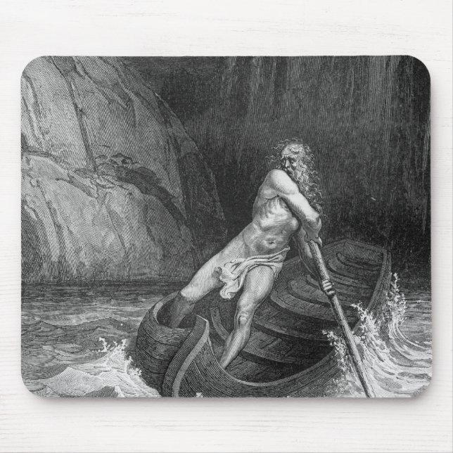 Charon, the Ferryman of Hell Mouse Mat (Front)