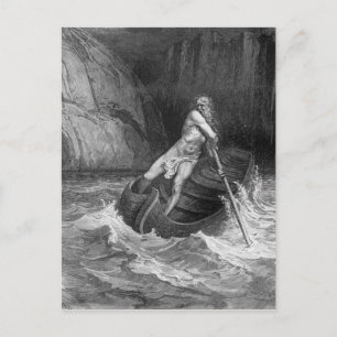 Charon, the Ferryman of Hell Postcard