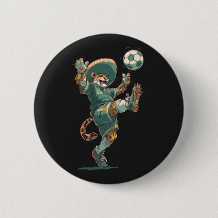 Charro Jaguar Striker 6 Cm Round Badge