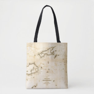 Chart of the Viti Group or Fiji Islands Tote Bag