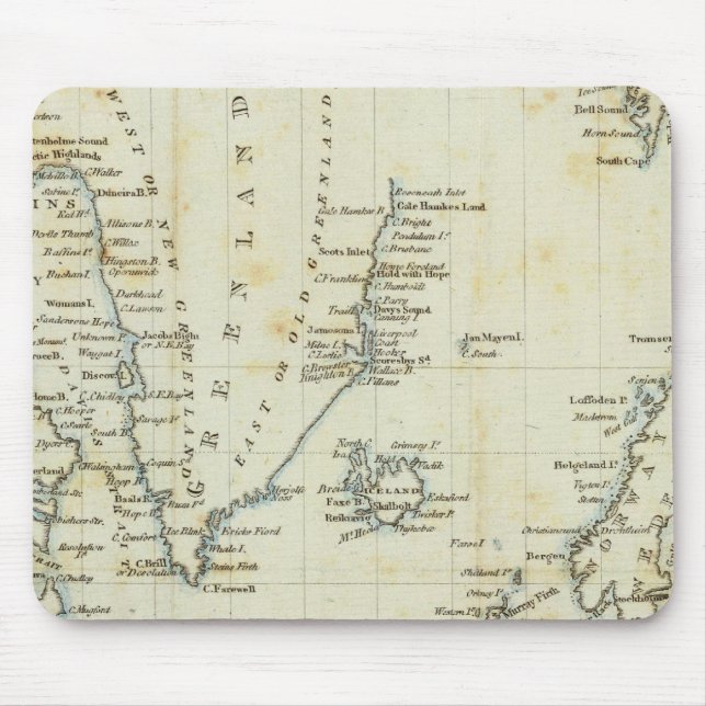 Chart, Polar Seas Mouse Mat (Front)