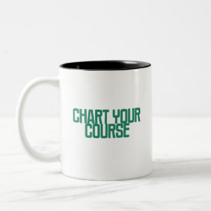 Chart Your Course   Data Visualisation Strategy Two-Tone Coffee Mug