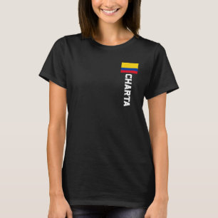 Charta Colombia For Colombian Men Women Kids T-Shirt