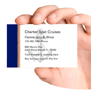 Charter Boat Business Cards