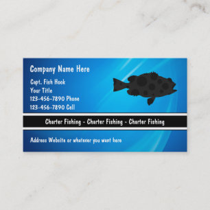 Charter Fishing Business Cards