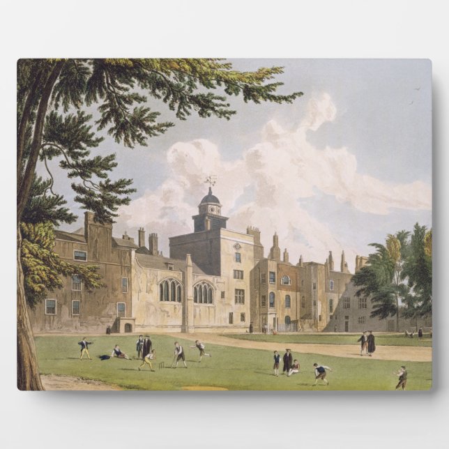 Charter House from the Play Ground, from 'History Plaque (Front)