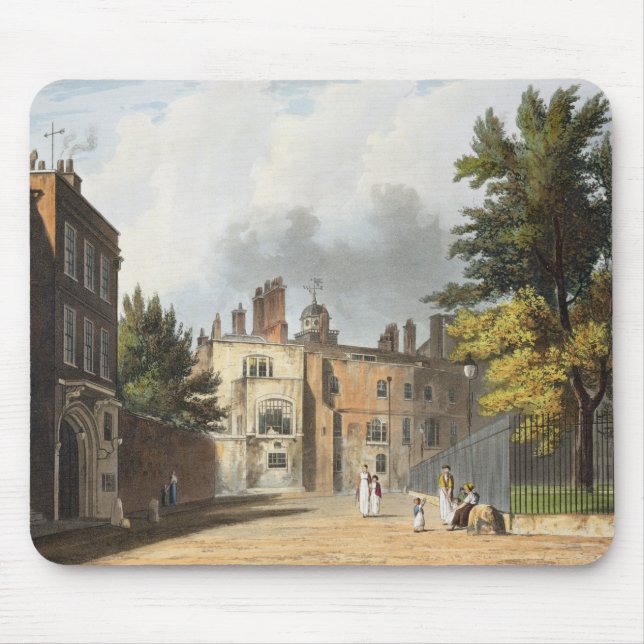 Charter House from the Square, from 'History of Ch Mouse Mat (Front)