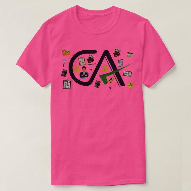 Chartered Accountant 3 T-Shirt (Design Front)