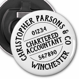 Chartered Accountant Bottle Opener