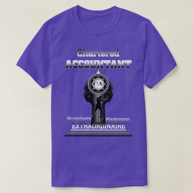 Chartered Accountant Extraordinaire T-Shirt (Design Front)