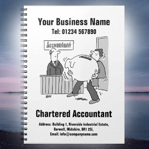 Chartered Accountant or Accountancy Notebook