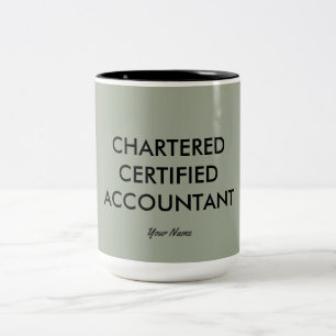 "Chartered Certified Accountant" Two-Tone Coffee Mug