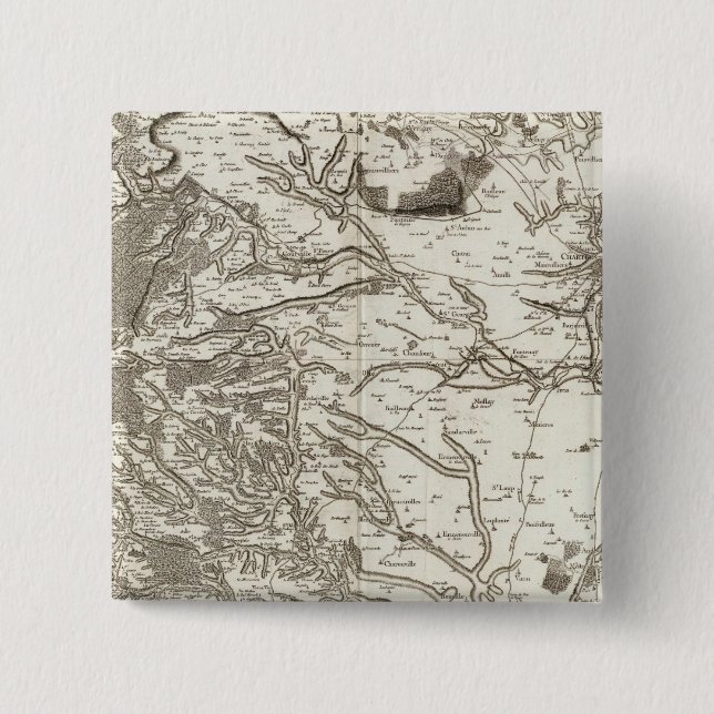 Chartres 15 Cm Square Badge (Front)