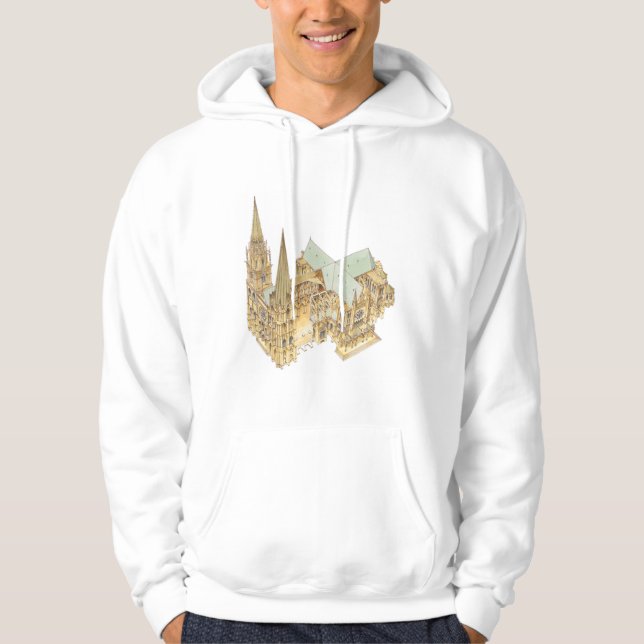 Chartres Cathedral. France Hoodie (Front)
