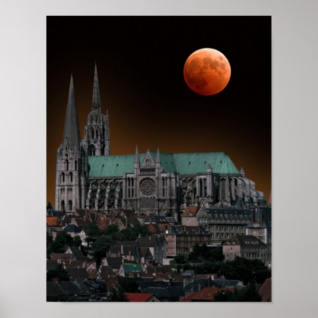 Chartres Cathedral Poster (Front)