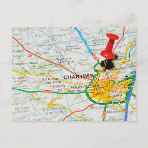 Chartres, France Postcard