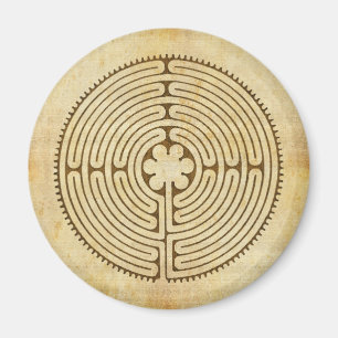 Chartres Labyrinth antique style 1 + your ideas Magnet
