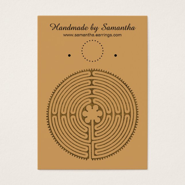 Chartres Labyrinth antique style + your ideas (Front)