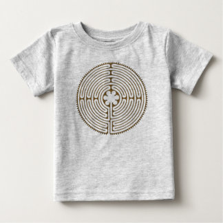 Chartres Labyrinth antique style + your ideas Baby T-Shirt