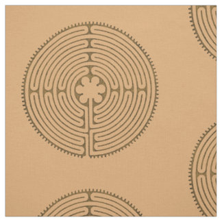 Chartres Labyrinth antique style + your ideas Fabric
