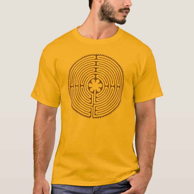Chartres Labyrinth antique style + your ideas T-Shirt (Front)