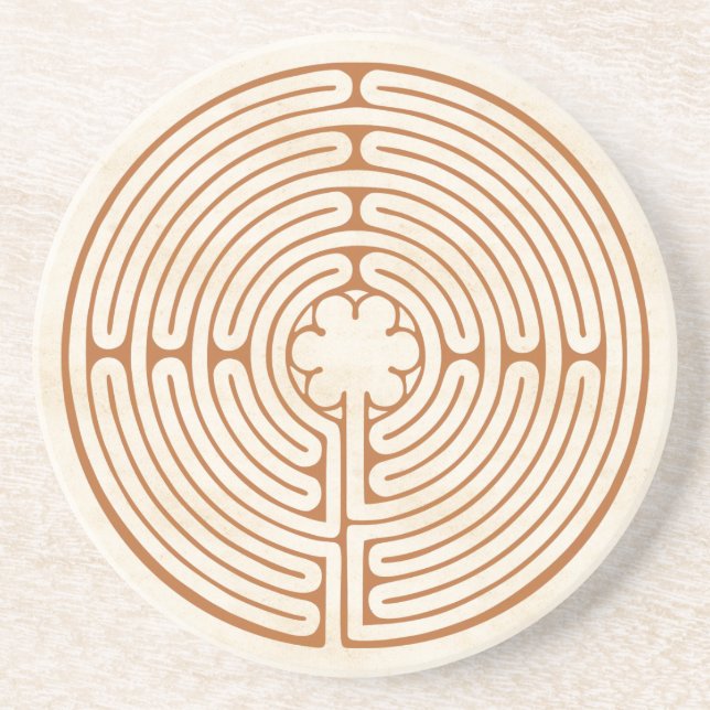 Chartres Labyrinth Coaster (Front)