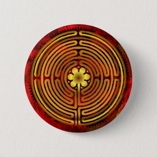 Image of Chartres Labyrinth Fire Button