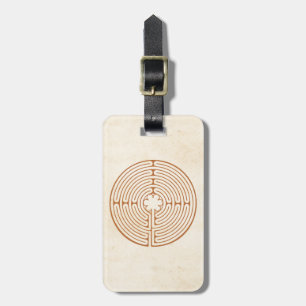 Chartres Labyrinth Luggage Tag