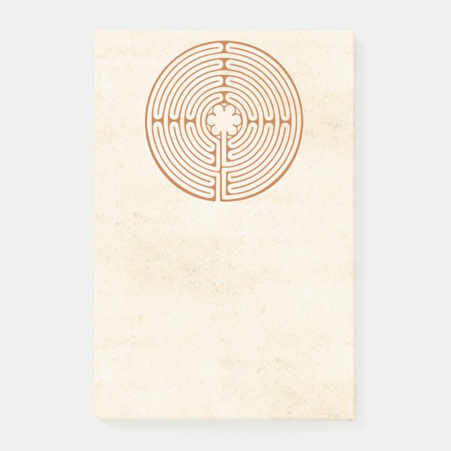 Chartres Labyrinth Post-it® Notes 4 x 6 (Front)