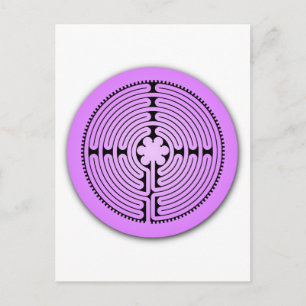 Chartres Labyrinth Postcard