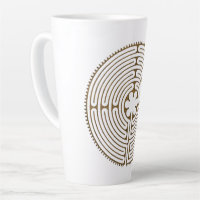 Chartres Labyrinth - Spiritual Symbol Antique 1