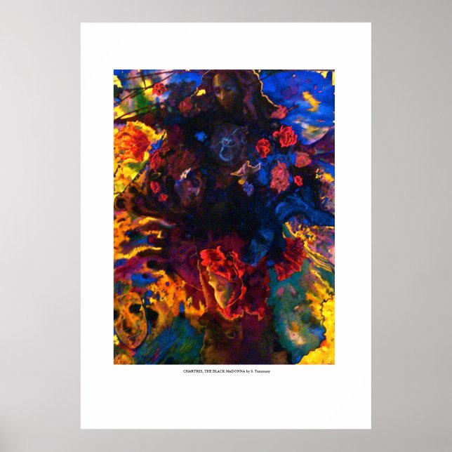 CHARTRES - THE BLACK MADONNA by S.Tammany Poster (Front)