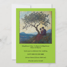 Chartreuse A Canopy of Commitment Invitation 