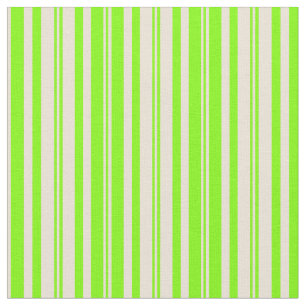 Chartreuse & Bisque Coloured Striped Pattern Fabric