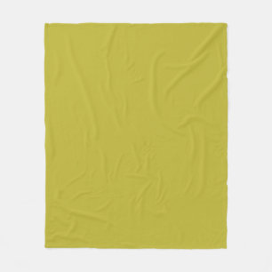 Chartreuse Colour Yellowish Green Minimalist Desig Fleece Blanket