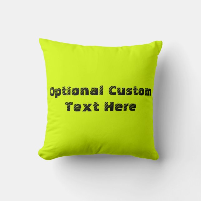 Chartreuse Cushion (Front)