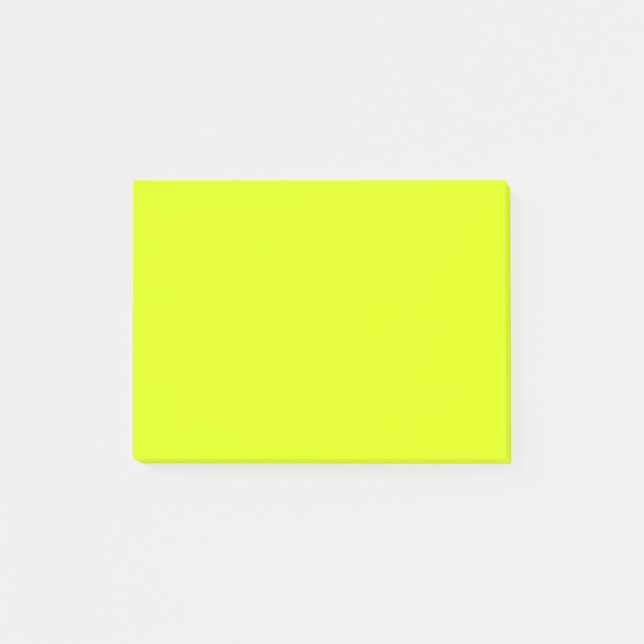 Chartreuse  Formal Complementary Colour Post-it Notes (Front)