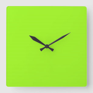 Chartreuse  Green Clock