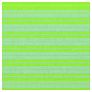 Chartreuse & Light Green Lined/Striped Pattern Fabric