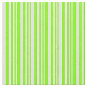 Chartreuse & Light Yellow Lined Pattern Fabric