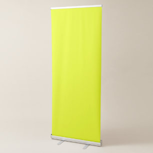 Chartreuse neon green screen solid background Retractable Banner