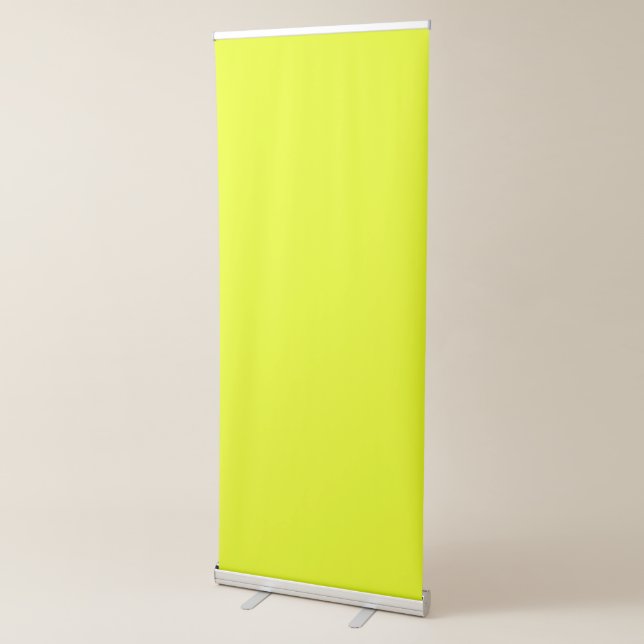  Chartreuse neon green screen solid background Retractable Banner (3/4)