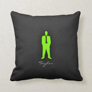 Chartreuse, Neon Green Swag Cushion